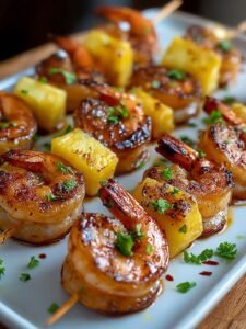 Jerk Shrimp Skewers