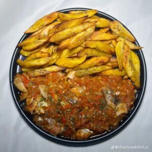 Fried Plantain with Shito