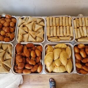 Combo of Spring rolls, Meat Pies, Puff puff (25 Pcs. each)
