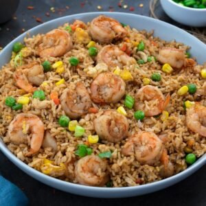 Chinese Fried Rice w/ Shrimp (Small Foil Pan)