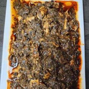 Bitter Leaf Soup w/Smoked Fish