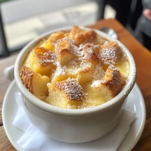 Bread & Butter Pudding (w/Custard topping)